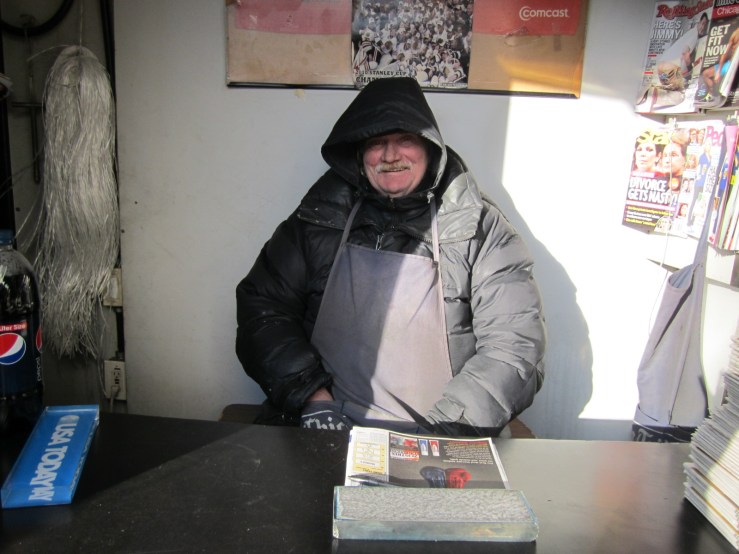 Ed, who thought we were from McGill and asked us what province I came from