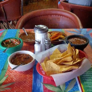 Appetizers at Nuevo Leon, compliments of the house