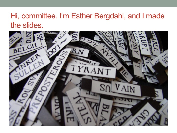 Mr. S. has so far been reluctant to offer any insight as to his decision-making process. Nor is he, as you can see, choosing to join us today. But the work needs work. Luckily, that's what we're here for.