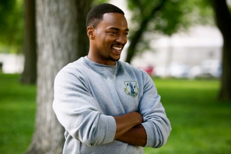 Anthony Mackie as perfect, perfect Sam Wilson